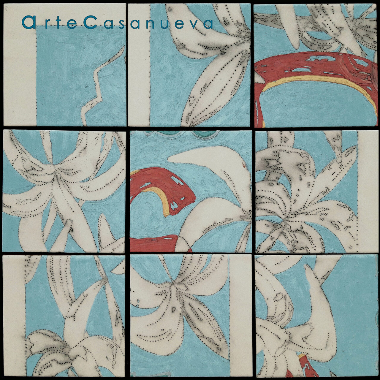 Plato Decorativo De Pared Cerámica - Técnica Cuerda Seca Hecho A Mano En Sevilla - 11 Cm - Arte Andaluz